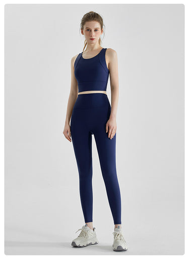 High Waist Activewear Running Trousers Fitness Yoga Wear Set